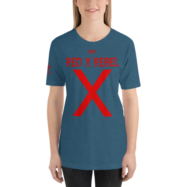 WOMEN SA1 REDX REBEL HALF SLEEVE TSHIRT HEATHER DEEP TEAL